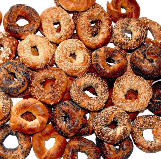 Home Made Bagels.
