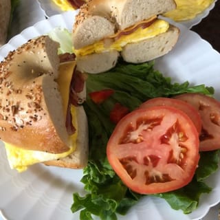 4B. 2 Eggs Any Style with Cheese, Ham, Bacon or Sausage